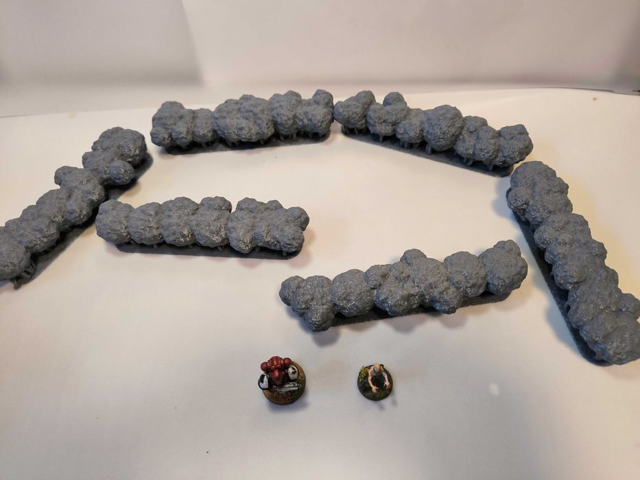 Krzew (B) żywopłot zestaw Makieta Diorama Model