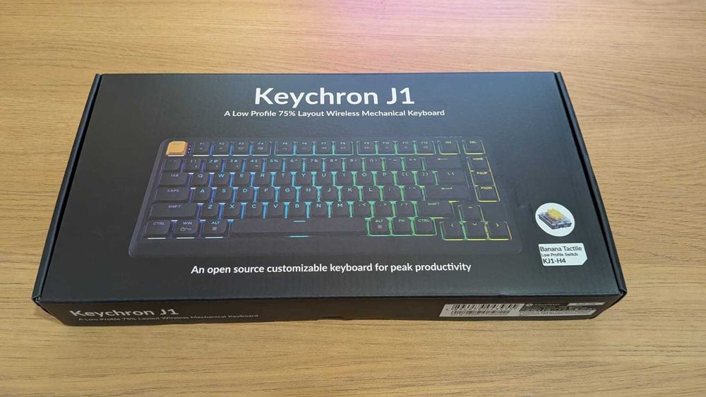 Teclado Keychron J1 Low-Profile 75% Wireless