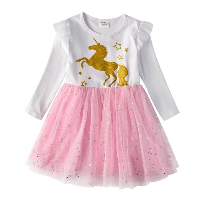 Дитяча пишна сукня єдиноріг единорог однорог 98 104 110 116 122 128