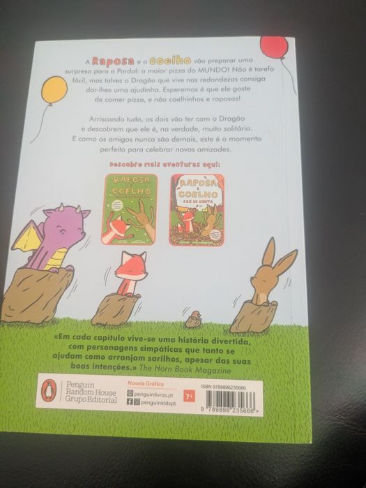 Livro a raposa e o coelho - a festa