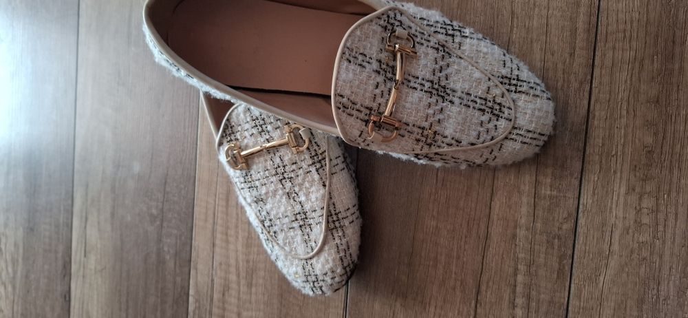 Buty damskie lordsy baleriny  40