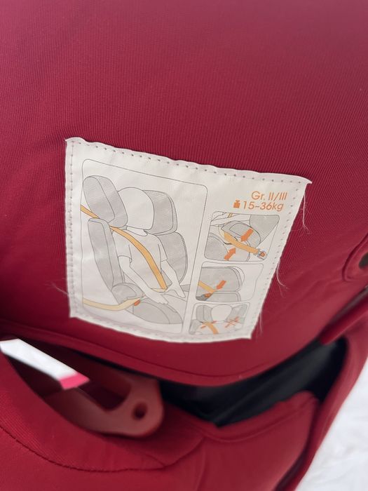 Автокресло CBX by Cybex Solution 2-fix Crunchy Red