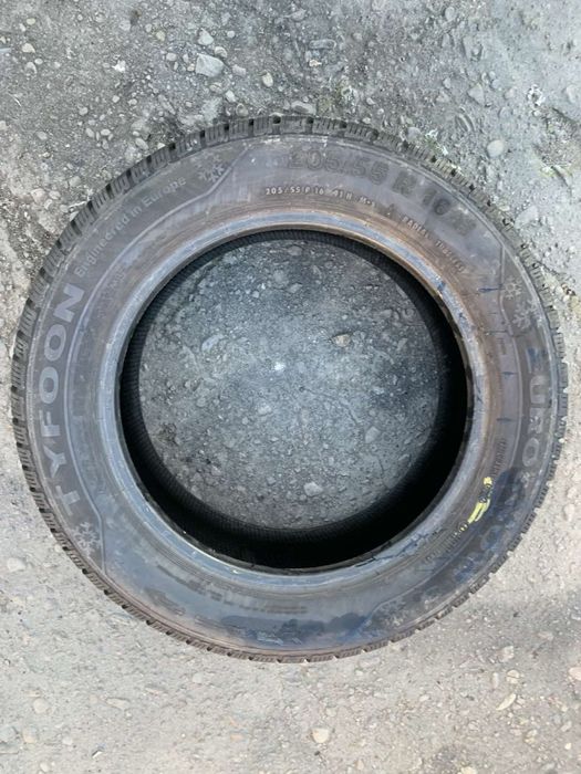 Шини 205/55 R16 пара Tyfoon 2024p зима 9мм