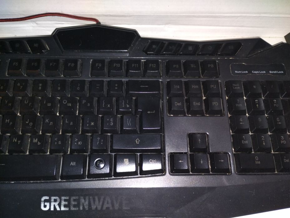 Клавиатура мембранная игровая GREENWAVE KB-GM-114L