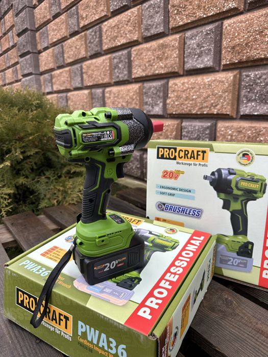 Акумуляторний гайковерт Procraft PWA36