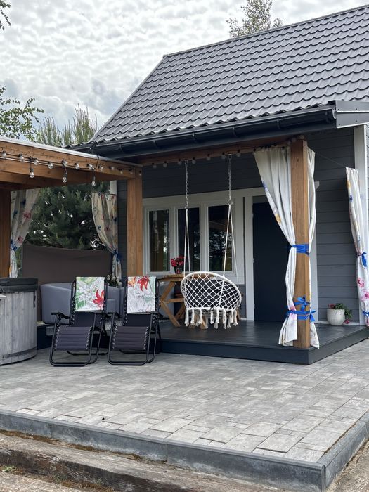 Dom letniskowy nad stawem do wynajęcia, Nowa Wieś