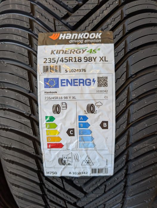 Hankook Kinergy 4S2 235/45R18 98Y XL #295H