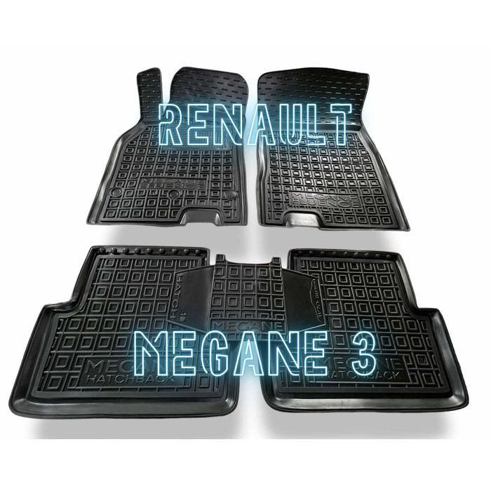 Резинові коврики до салону Renault Megane 3 / Megane 2 / Megane 4