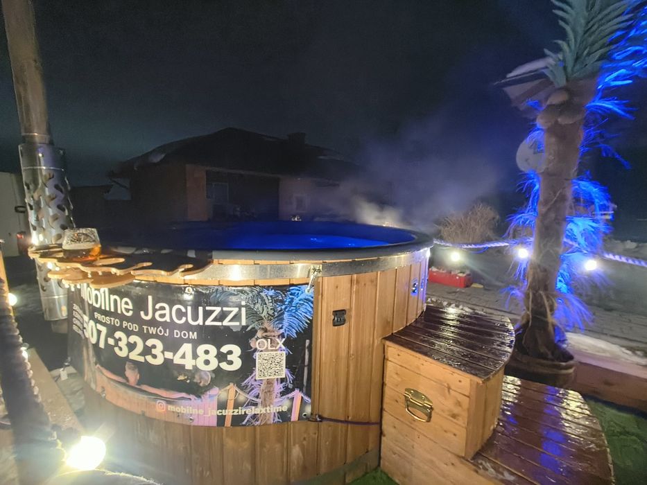 Mobilne Jacuzzi Mobilna Bania Balia Na przyczepce Relax Time