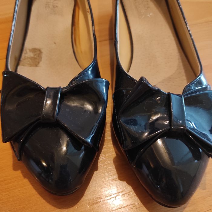 Baleriny lakierek granat 39