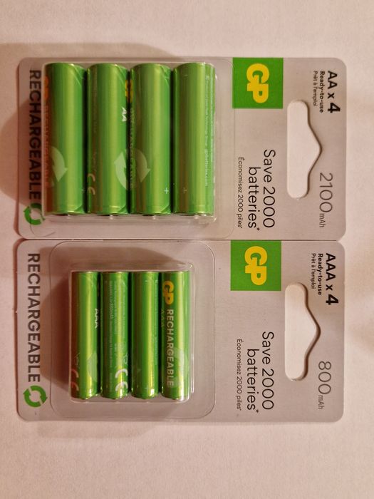 Zestaw 24 szt akumulatorków GP  AA i AAA