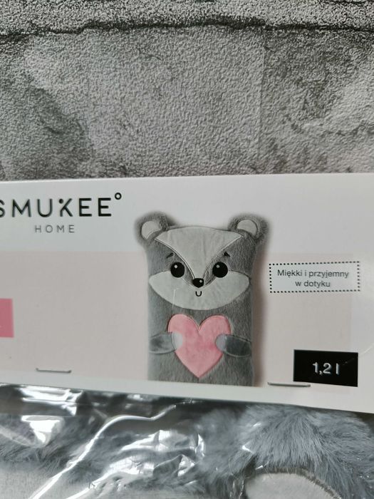 Termofor w welurowym pokrowcu - chomik