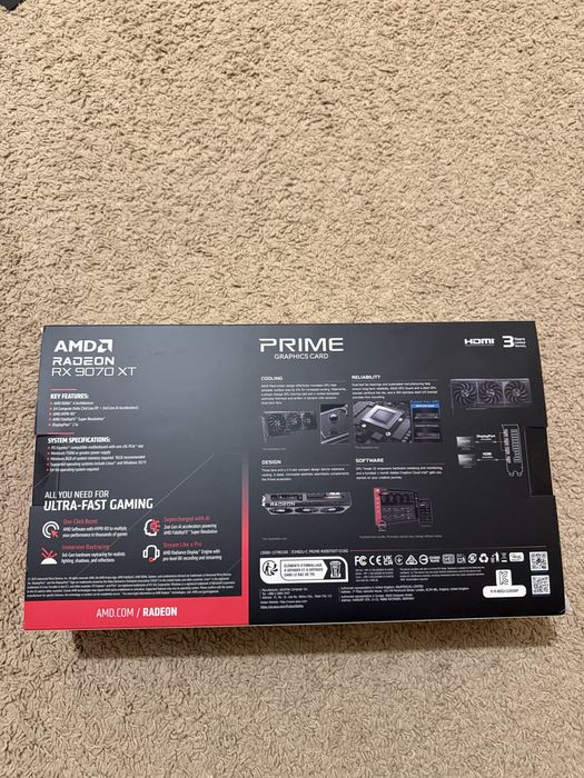 Відеокарта ASUS PRIME-RX9070XT-O16G
