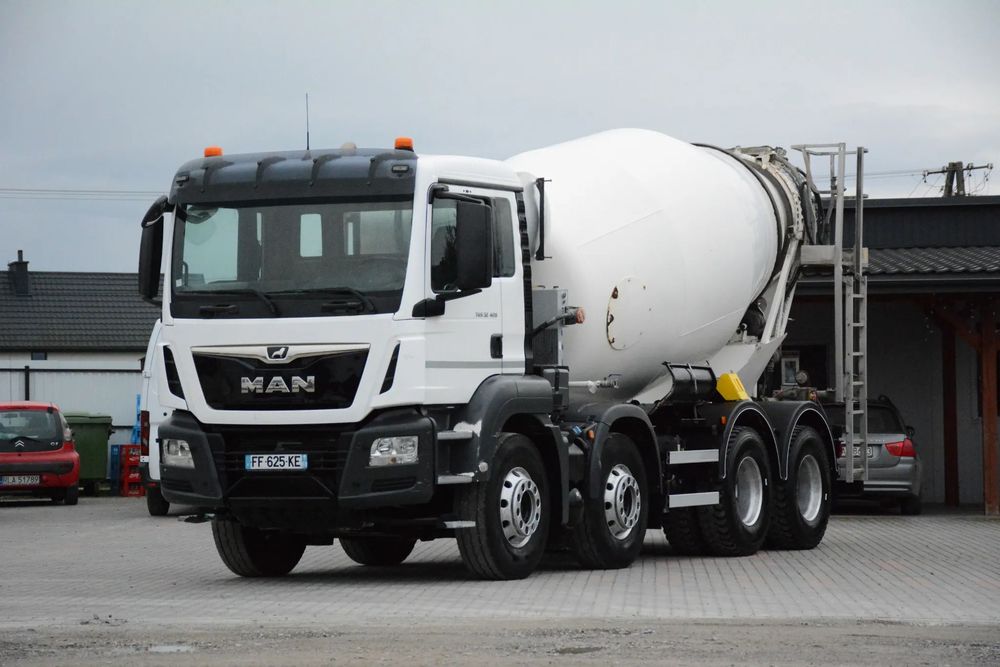 MAN TGS 32.420 / 2019r / 8x4 / Zabudowa CIFA / Niski przebieg / 9m3 / Nowe opony  MAN TGS 32.420 / 2019r / 8x4 / Zabudowa CIFA / Niski przebieg / 9m3