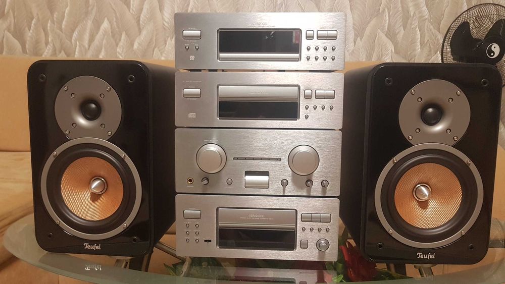 Миди система Kenwood HD-600 Hi-Fi stereo made in Singapore