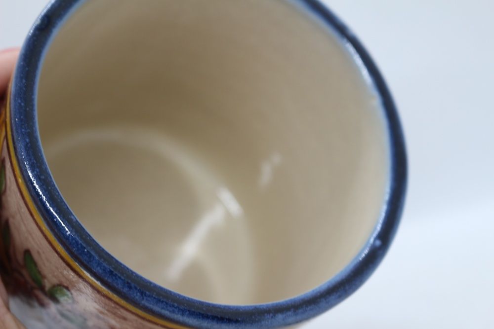 Earthenware Pot from Sant'Anna Factory Dated and Signed MP64563981424899123