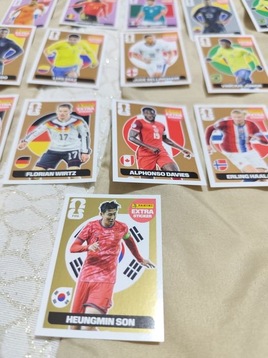 Cromos do mundial extra stikers