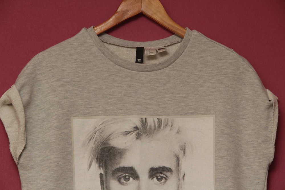 H&M 12 L Justin Bieber purpose tour толстовка безрукавка женская