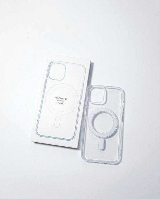 Чохли на айфон 15pro і 13.  MagSafe (вбудоване магнітне кільце)