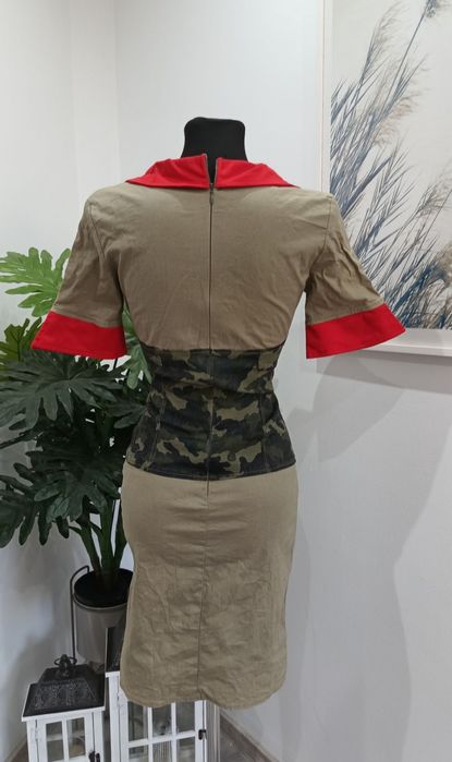 Strój karnawałowy Pielegniarka wojskowa rozm XS/S