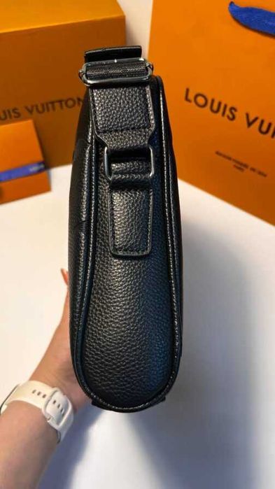 LOUIS VUITTON męska torba Listonoszka, skóra, Francja