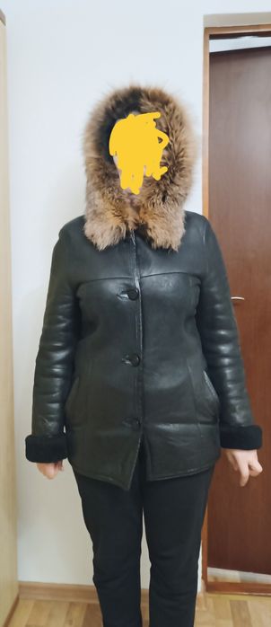 Жіноча дублянка шкіряна!