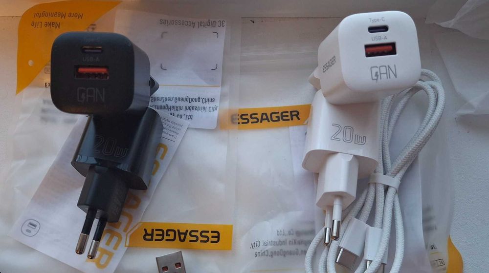 Зарядное устройство для телефона Essager GaN 20W 30W 33W