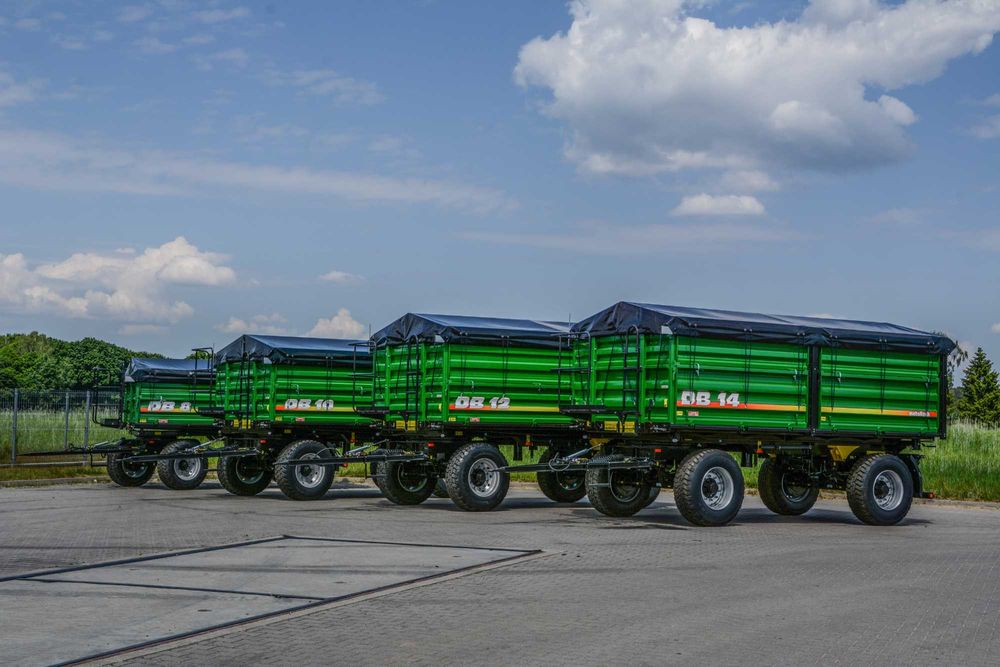 Przyczepa rolnicza wywrotka METAL-TECH DB 8 Ton 10 Ton PLANDEKA GRATIS