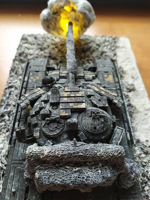 Діорама Т-64БВ в зимових умовах, масштаб 1:35