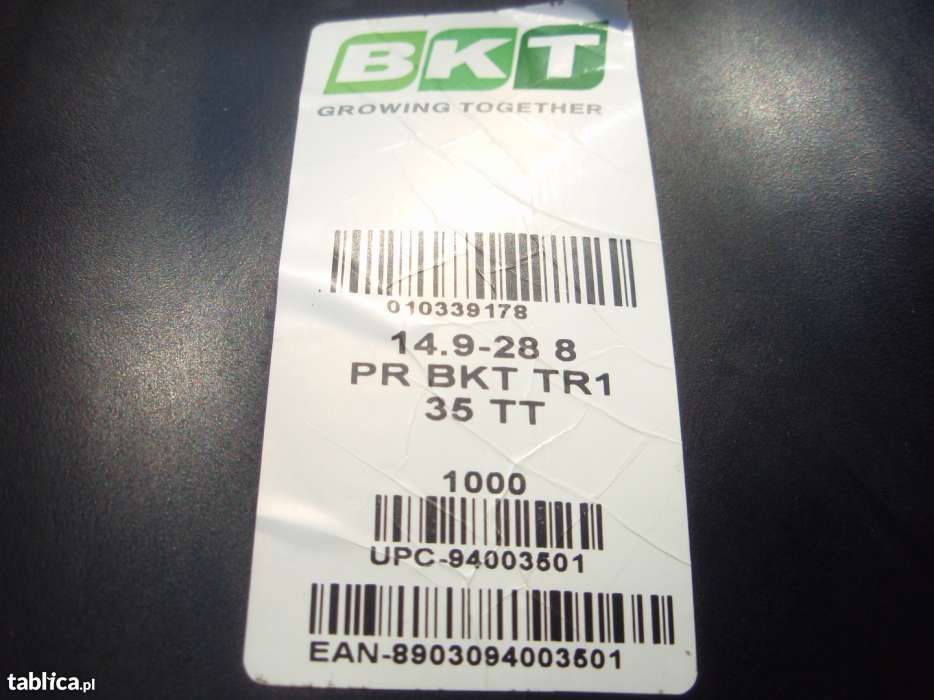 opona rolnicza 14.9-28 URSUS zetor 14.9-26 380/85R28 nowe BKT alliance