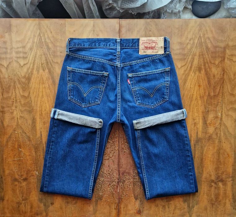 Джинсы (Levis 501) размер W32-L34 (Индиго)