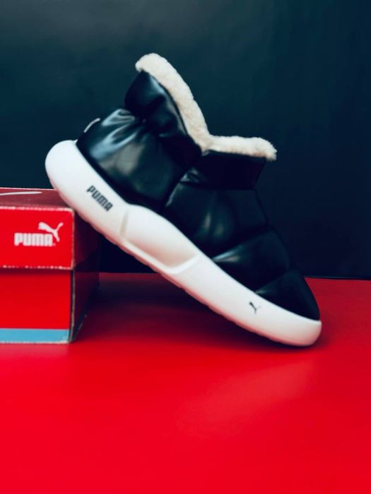Дутики снегоходы кожаные Puma / большой выбор размеров !!