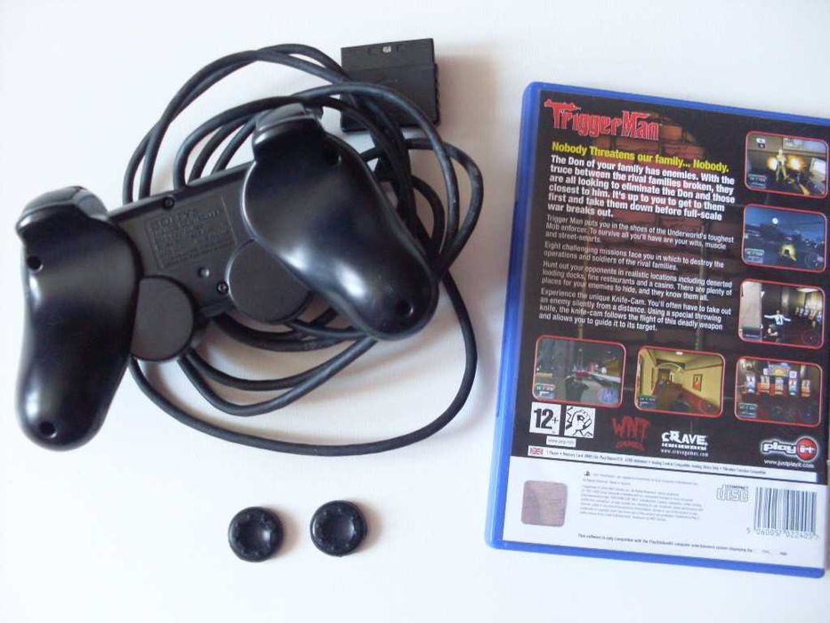 Joypad i gra Trigger Man do konsoli ps2
