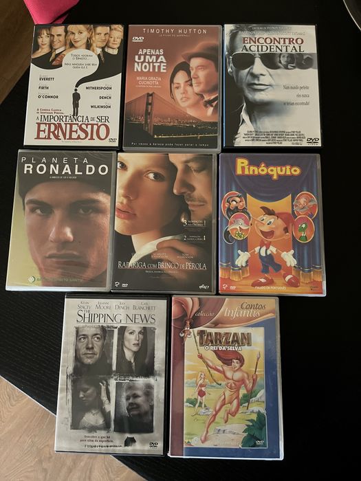 Vários filmes em DVD