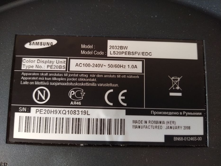 Monitor para computador PC portátil casa quarto apartamento vivenda.