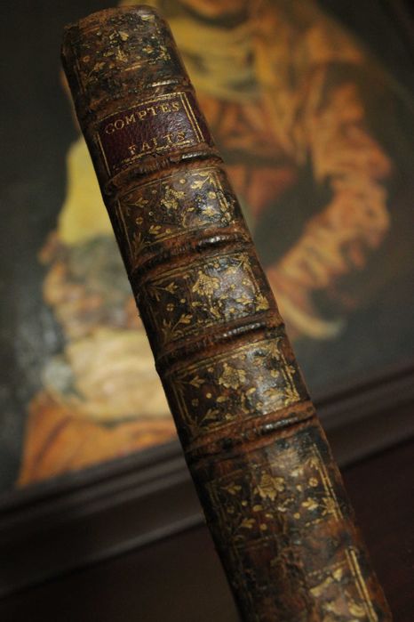 Starodruk ~1723~ Księga rachunkowa Barrême'a - Finanse - Matematyka