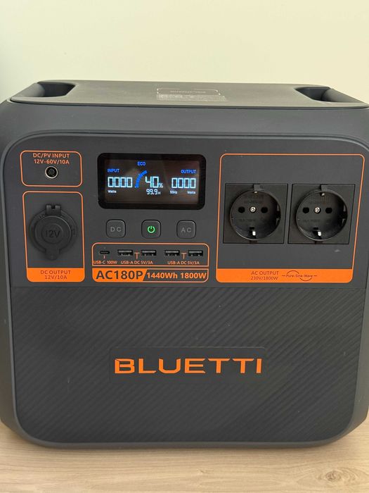 Зарядна станція Bluetti AC180P 1440Wh 1800W (чек, коробка)