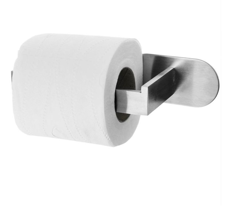 Uchwyt na papier toaletowy! *stali nierdzewna* - bez wiercenia!