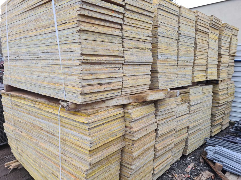 szalunki stropowe, sklejki szalunkowe używane WYPRZEDAŻ MAGAZYNOWA