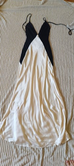Сукня Bardot, Yve Contrast Halter Dress, довга, нова