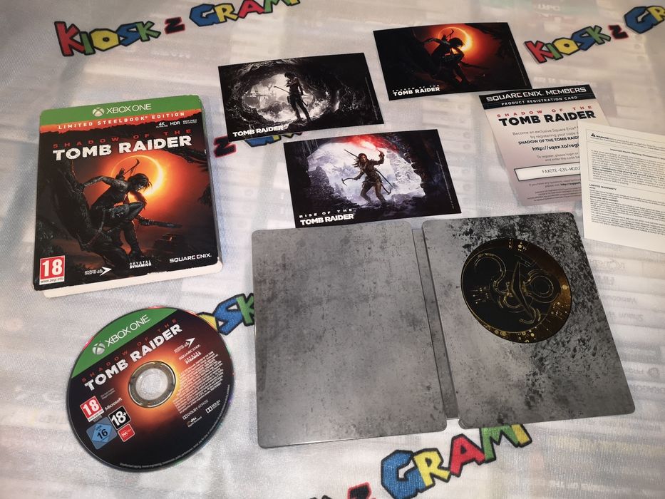 Shodow of Tomb Raider gra + STEELBOOK Xbox One (BDB++)