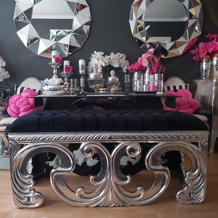 Olbrzymi Ottoman /puf /pufa/glamour Cudo! projektant  Christopher Guy