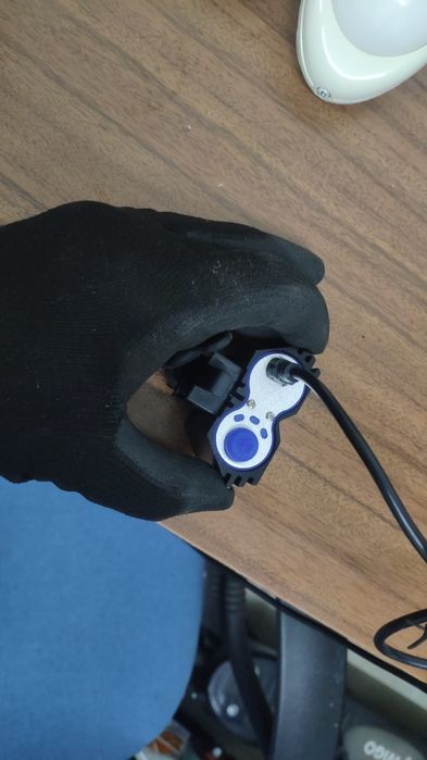 Luz bicicleta+power bank com bolsa