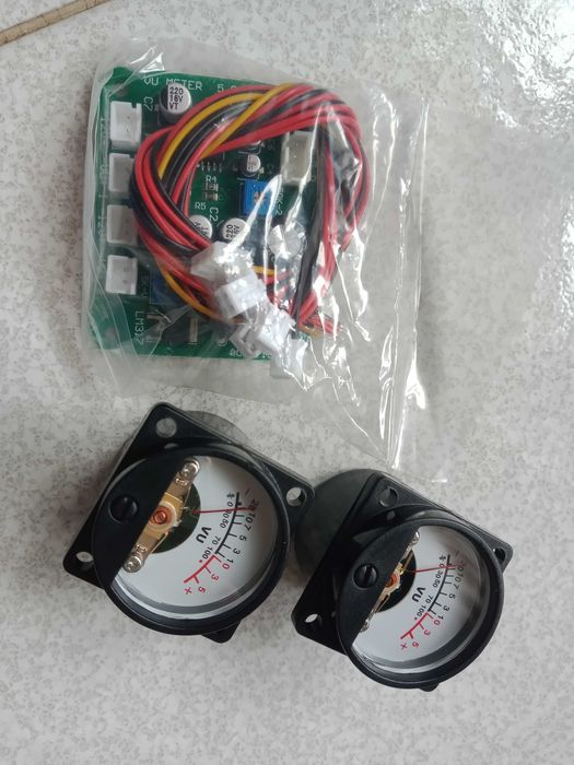 DIY Audio Levels VU Meter Kit, 2 pcs – Analog Audio Level Meter (VU)64354215780353120