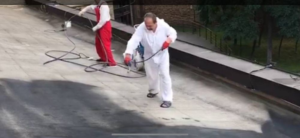 Ремонт старої покрівлі. Рівний дах . Гідроізоляція