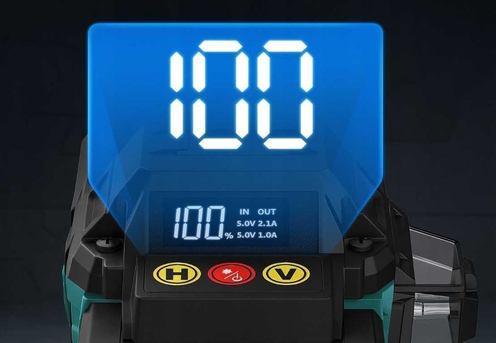 Profesjonalna POZIOMICA LASEROWA 4D 16 LINII Laser Krzyżowy 360 Statyw