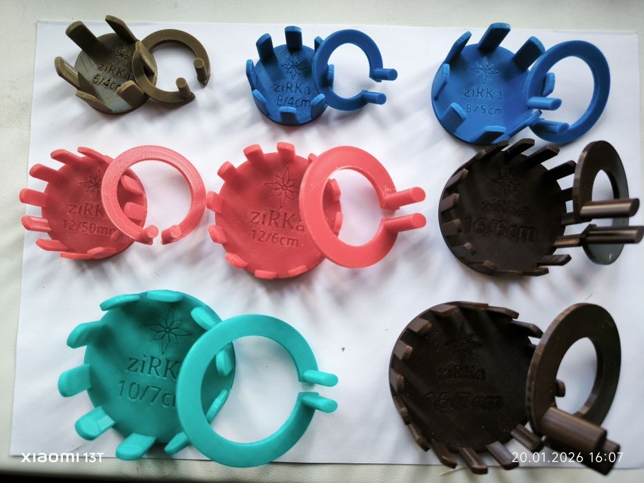 Форми (станочки)  для створення сніжинок з соломи