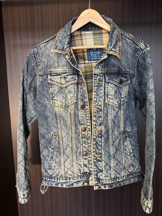 Піджак vintage Armani Jeans quilted denim jacket