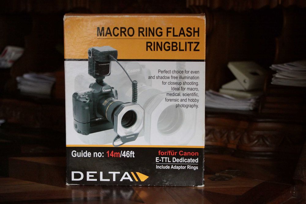 Flash Macro Ring para Canon