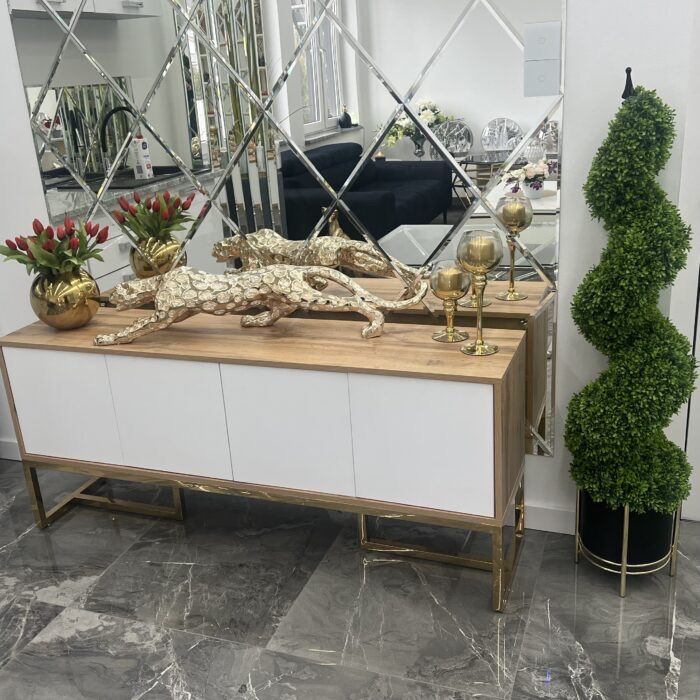 Sztuczny bukszpan spiralny jak żywy kręcony premium